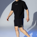 BREEZE© Oversized Tee in North Ink, front view