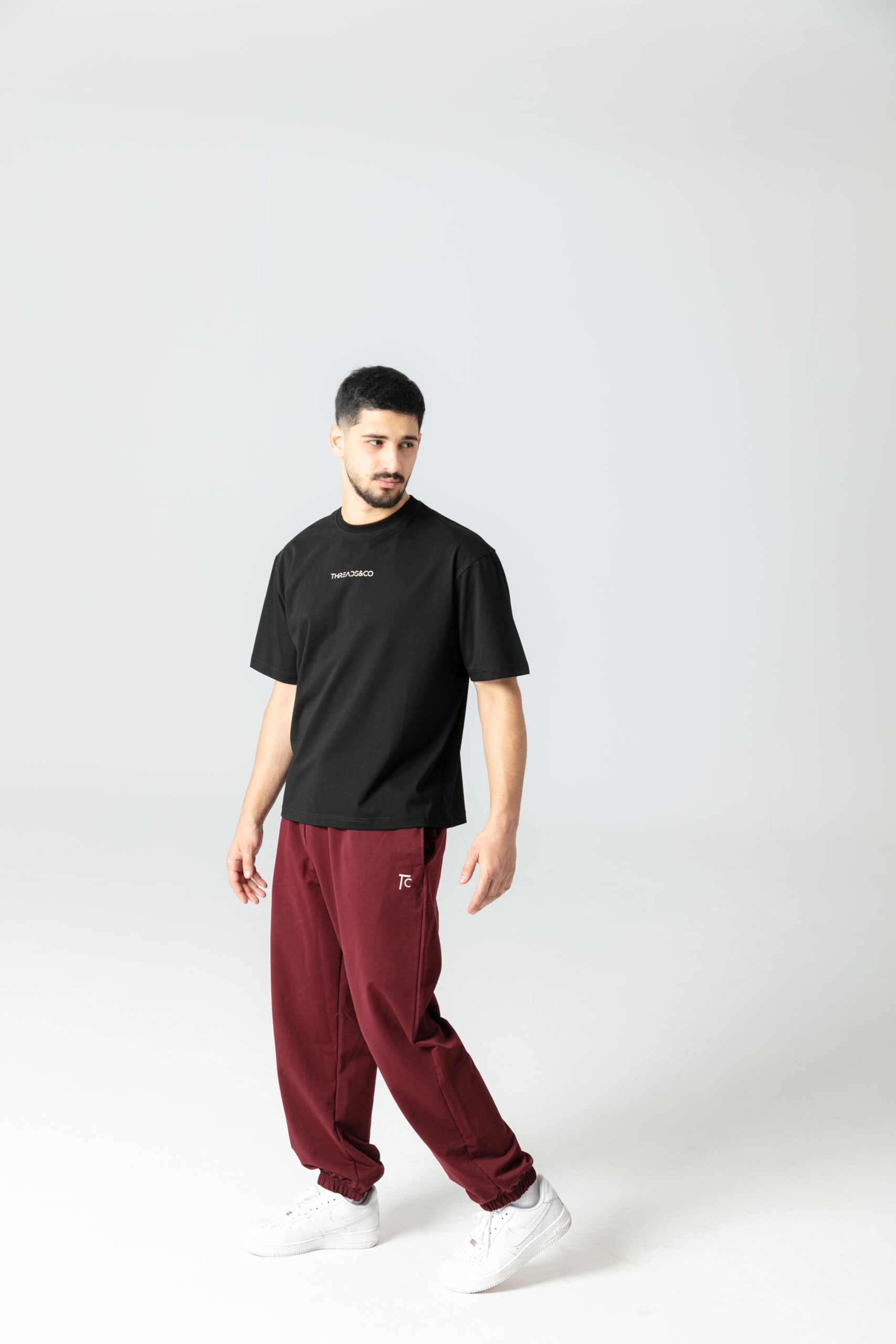 DUNE© Oversized Tee in North Ink, side view